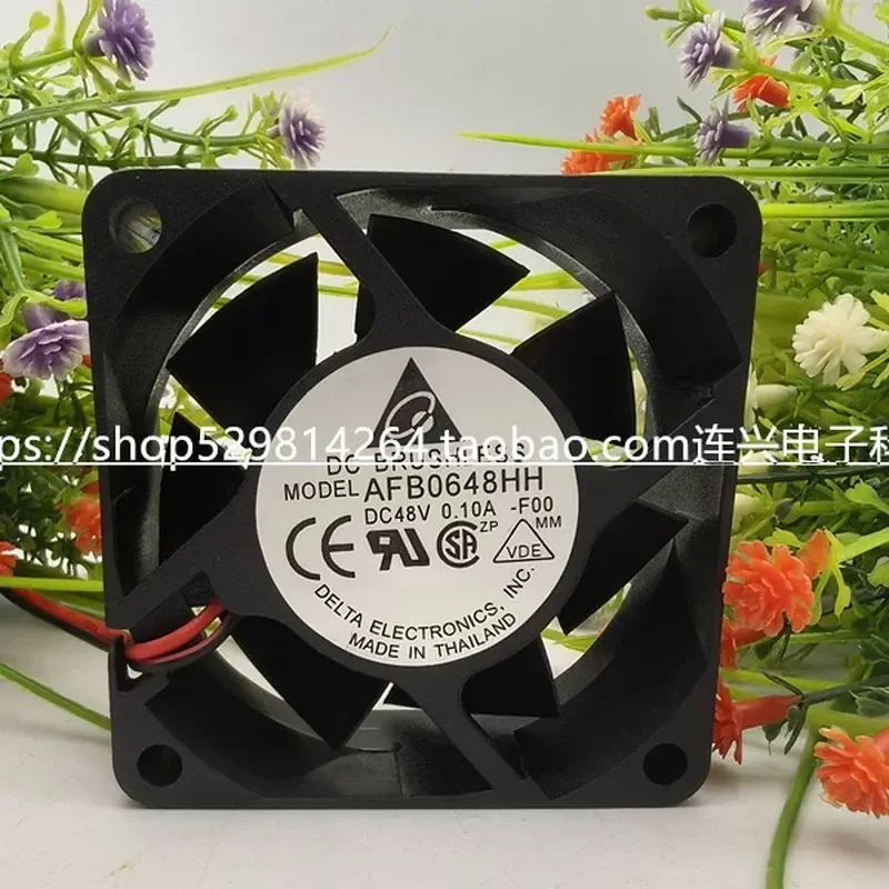 for AFB0648HH 48V 0.10A 6025 Switch Industrial Control Detection Alarm Fan Up to 6 cm