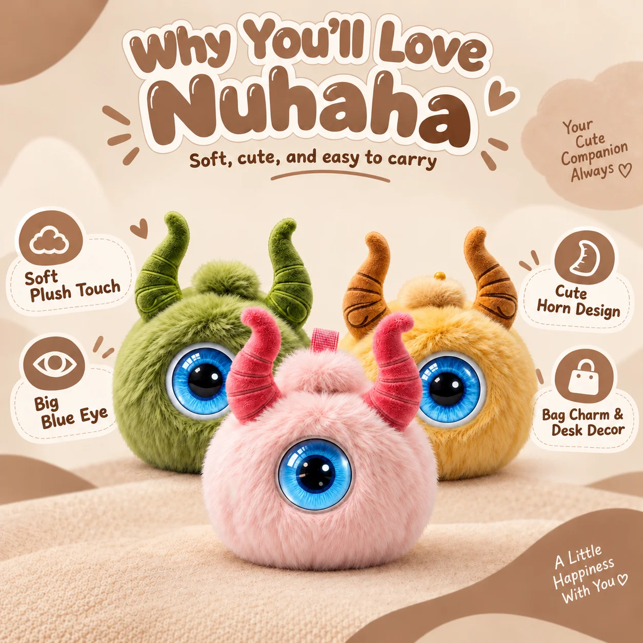 AI Plush Robot Toy Stuffed Toy PP Cotton Filled Wi-Fi & Voice Control Smart Electronic Pet Kids Early Educational Toy