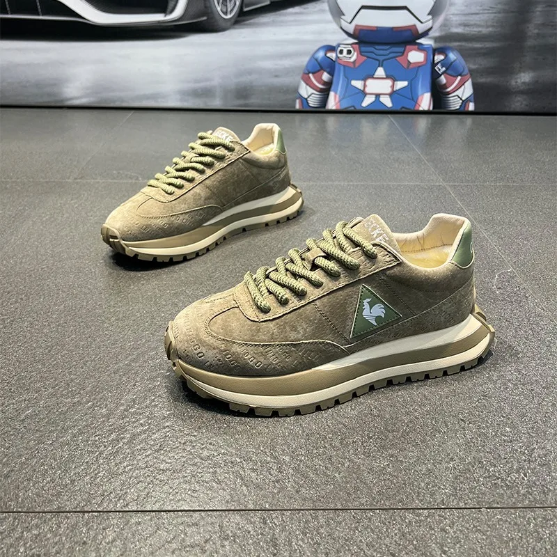 Men's Versatile Lightweight Sporty Casual Shoes Breathable Comfortable Rubber Sole Running Shoes High Elasticity Fall Season