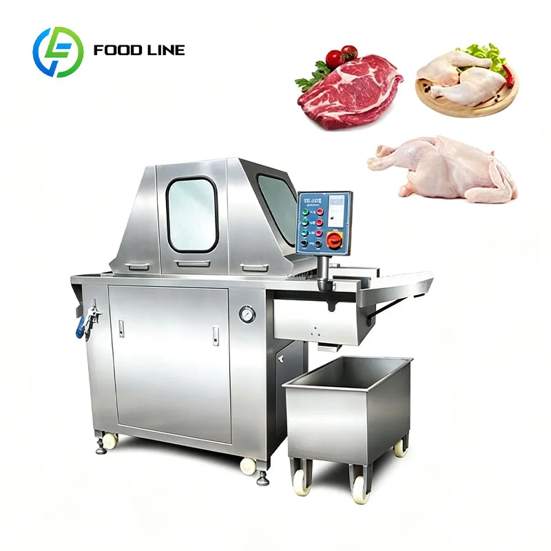 Commercial Saltwater Injector Meat Brine Machine Beef Pork Chicken Turkey Marinating Equipment Customized