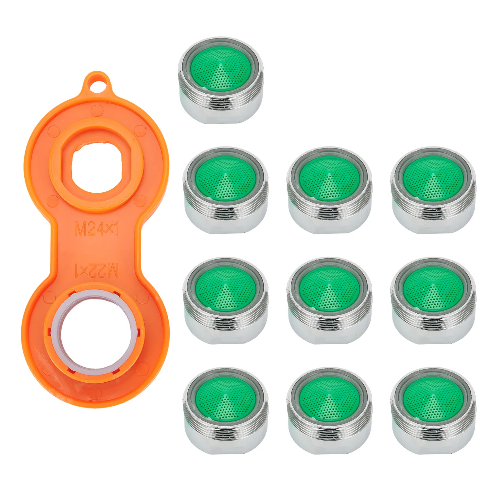 10 sztuk 24mm ABS kran aerator M20/M22/M24/M28 do kuchni czyszczenie domu jakość wody filtrowanie osadów prysznic części do wanny