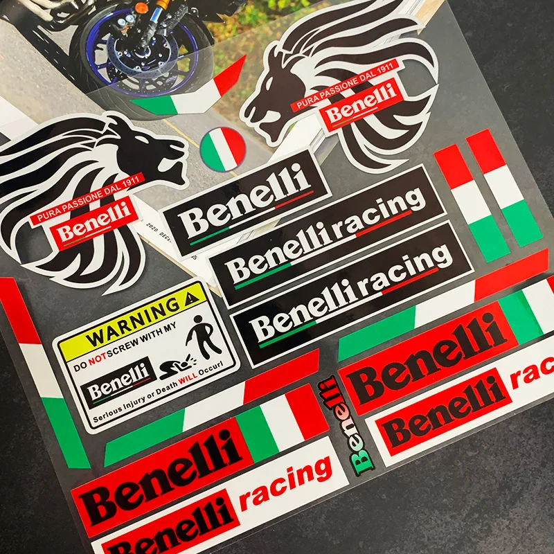 Reflective Motorcycle accessories stickers Decals waterproof for Benelli