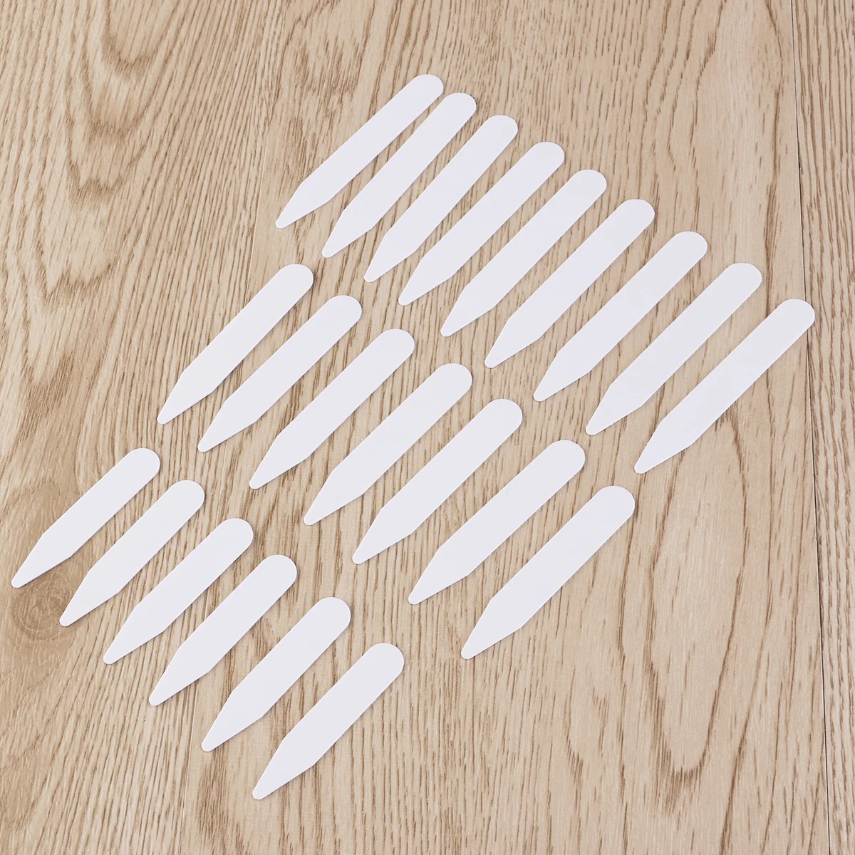 200 قطعة طوق البلاستيك الأبيض البقاء إدراج 3 أطوال 5 6.2 7 سنتيمتر للرجال القمصان الرسمية الحادة طوق الاحتفاظ