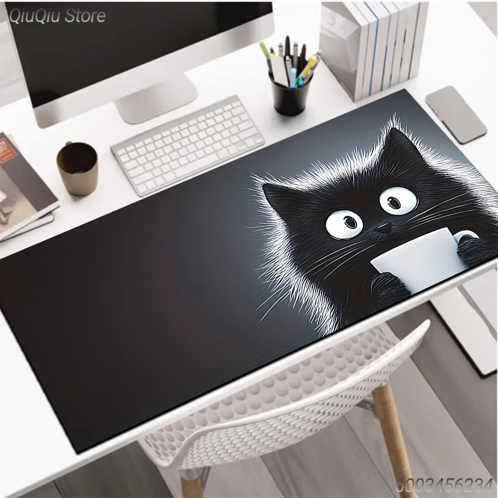 1pc Cute Kitten Large Mouse Pad computer mat Desk Mat keyboard mat Office Table Mat for girl