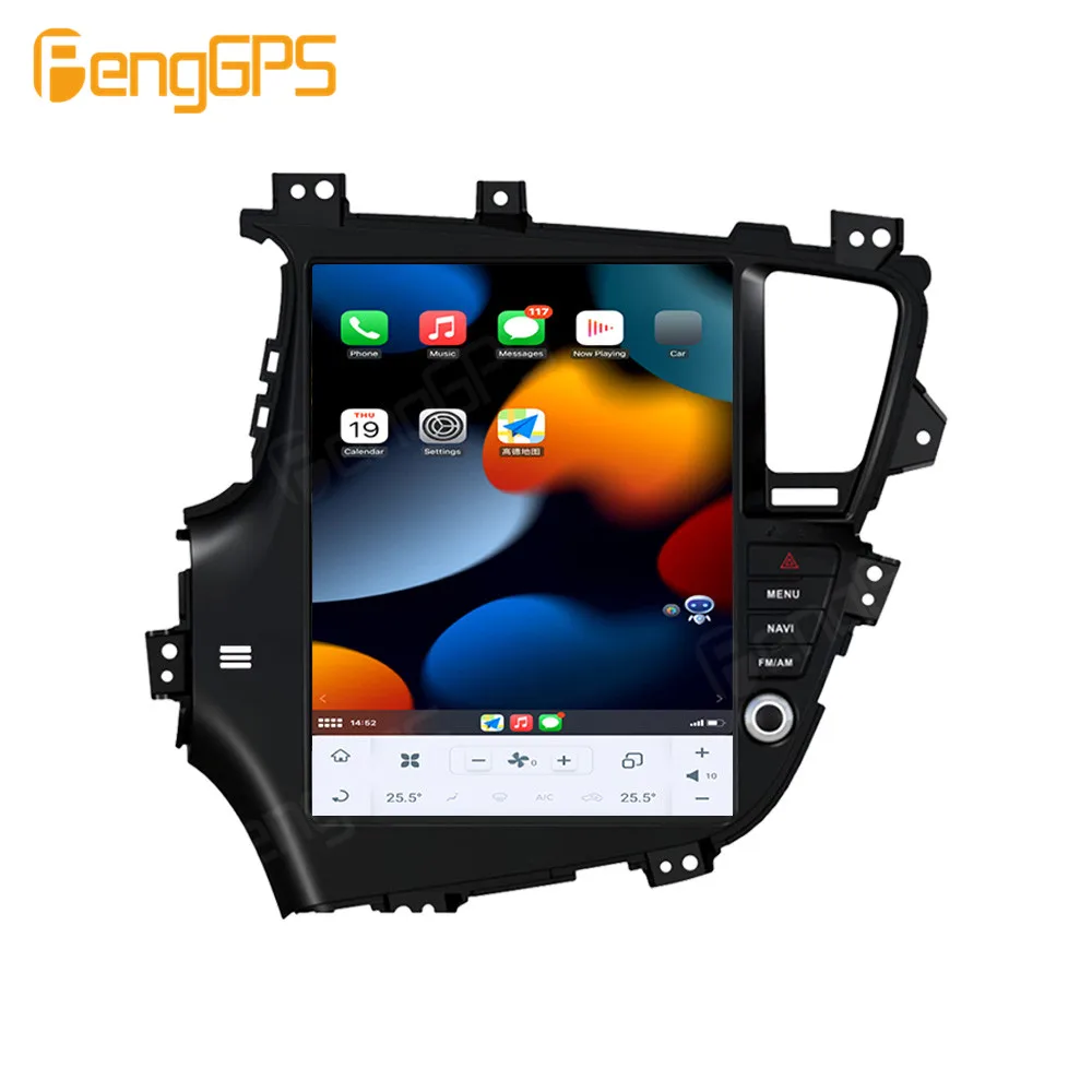 12.1 بوصة أندرويد 13 راديو السيارة CarPlay لكيا K5 2011-2015 شاشة تعمل باللمس مشغل وسائط متعددة نظام تحديد المواقع DSP رئيس وحدة السيارات ستيريو BT #6
