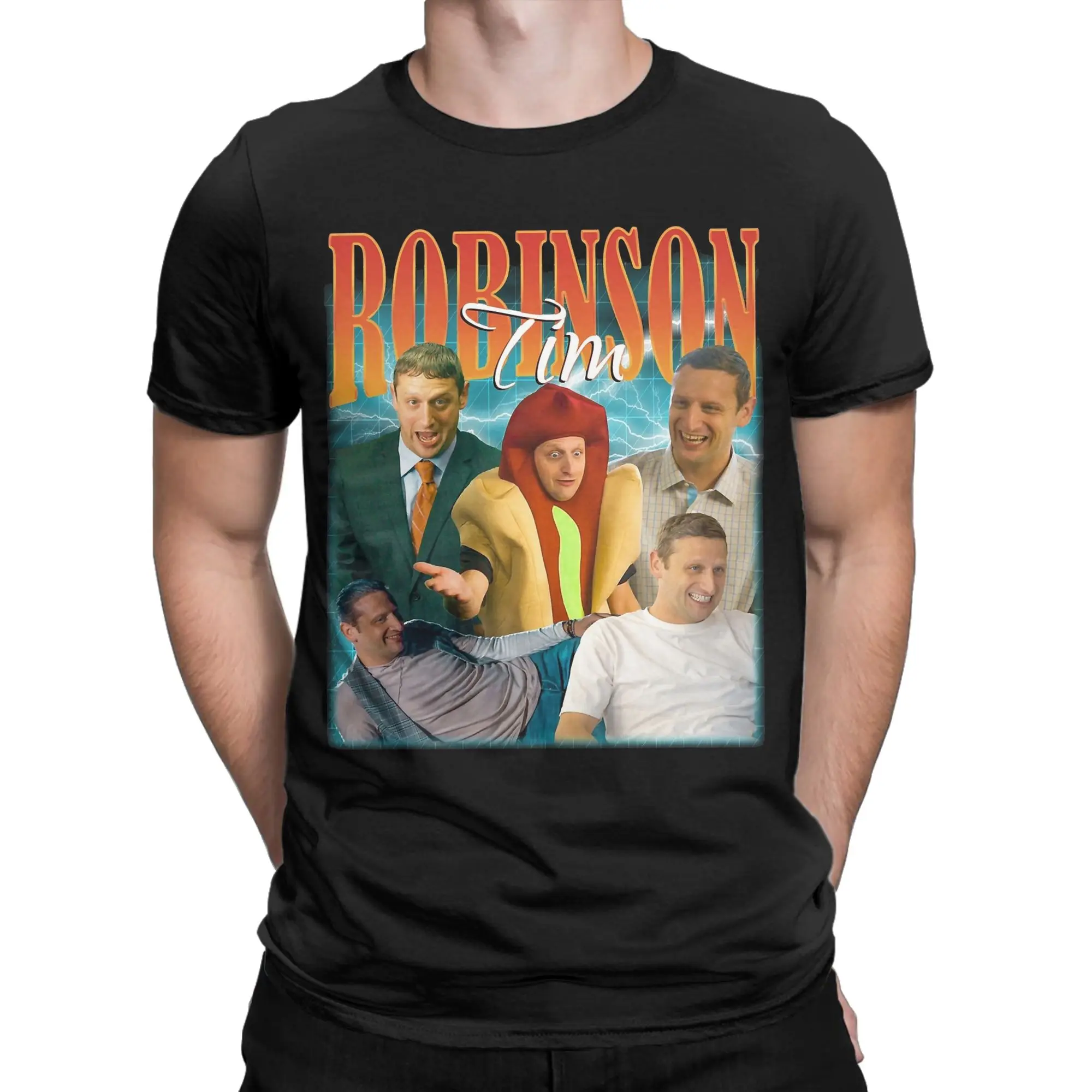 Tim Robinson I Think You Should Leave T Shirts Men 100% Cotton T-Shirt Round Neck  Tees Short Sleeve Tops Graphic Printed