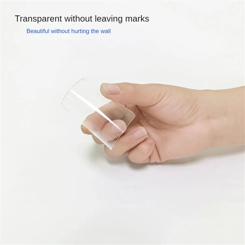 Punch-free Strong Sealing Waterproof Small Pvc Bathroom Strong Adhesive Portable Transparent Home Double-sided Patch