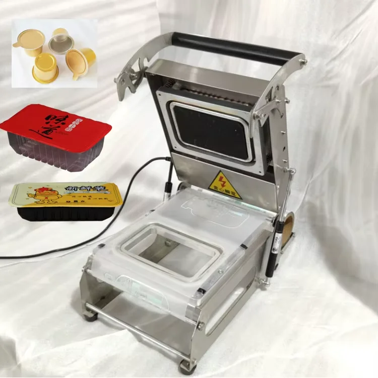 YT-180X piccola macchina commerciale per sigillare la pressione manuale, macchina confezionatrice semiautomatica per fast food per alimenti