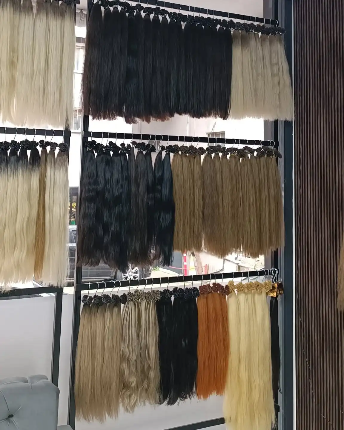 Extensão de ponta plana de cabelo humano remy hair18-30inch real remy sedoso em linha reta preto marrom pré ligado queratina fusão cabelo