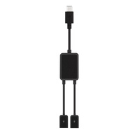 Type C OTG USB 3.1 Male to Dual 2.0 Female OTG Charge 2 Port HUB Cable Y Splitter