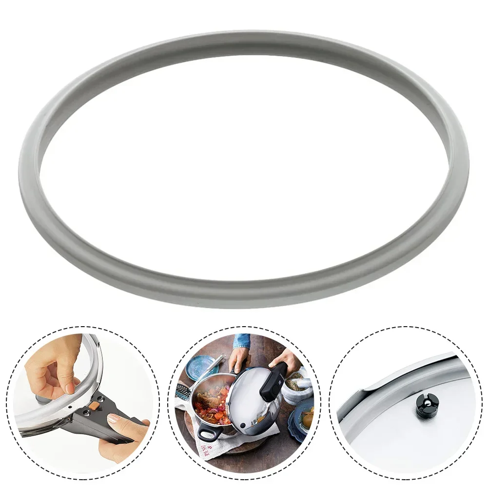 18Cm/22Cm/24Cm/26Cm Snelkookpan Ring Afdichting Ring Siliconen 1 Stuks Accessoire Aluminium Snelkookpan Doorzichtige Vervanging Pakking