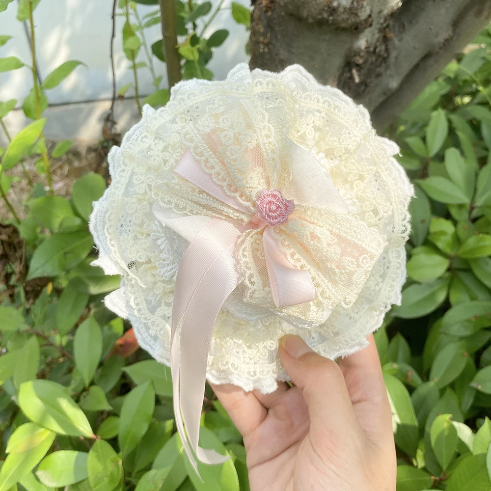 AENSOA Sommer Rosa Serie Kuchen Lolita Haarnadel Für Frauen Mädchen Delikatesse Kirsche Spitze Rand Bowknot Dekoration Haar Zubehör Neue – Detail 2