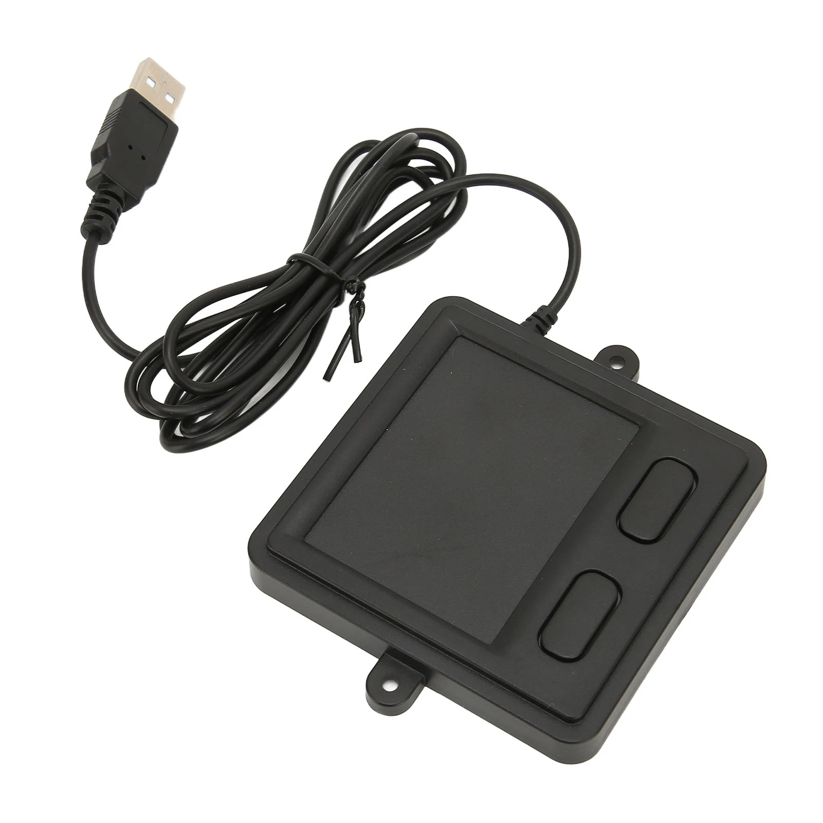 Black Wired USB Touchpad High Sensitivity Multifunctional 2 Button Portable Trackpad for Laptop Desktop Home Office Use