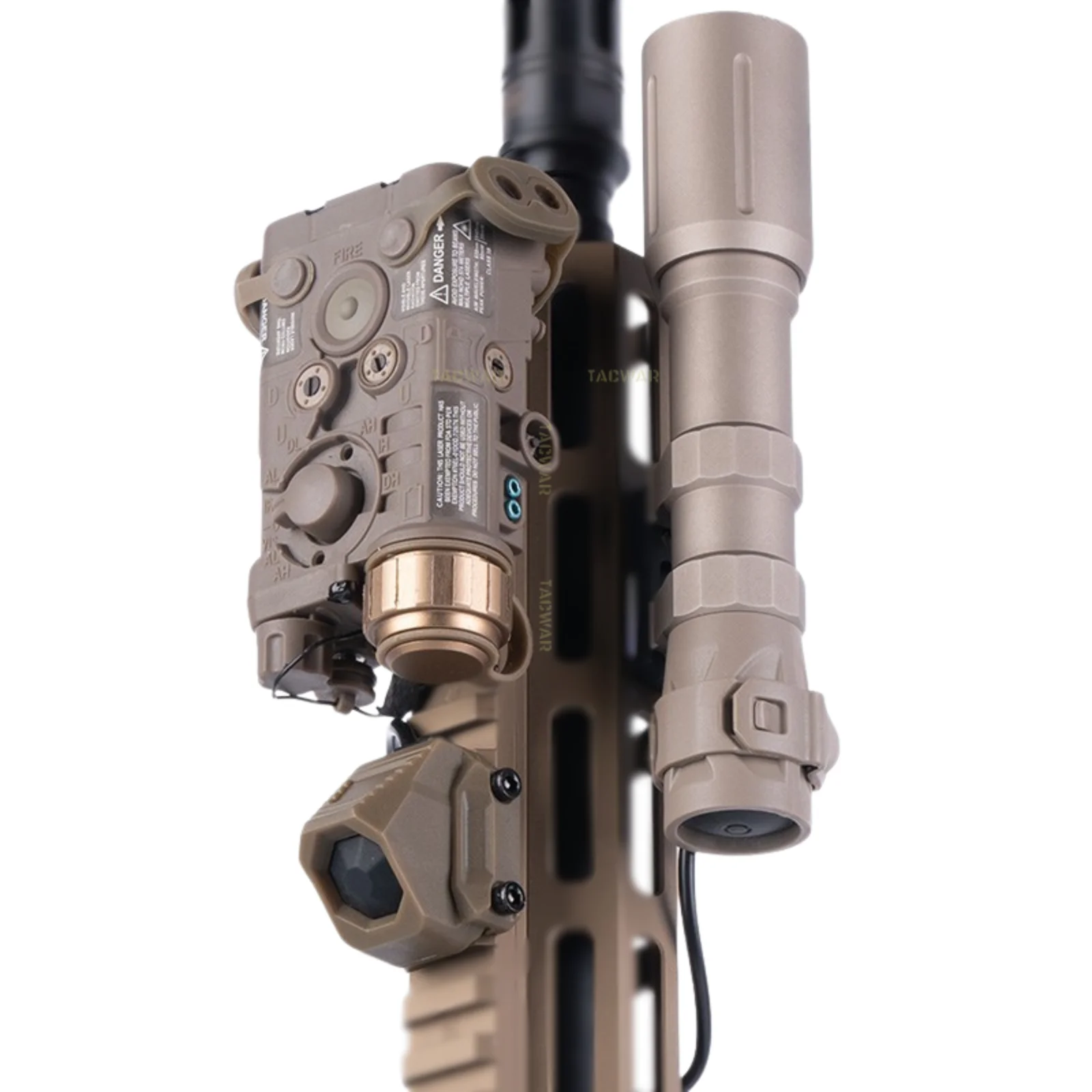Tactical USB-C Flashlight Tail Cap, Nylon Pressure Switch Cover for Airsoft FS M300 M600 FL-03 FL-04 Scout Light