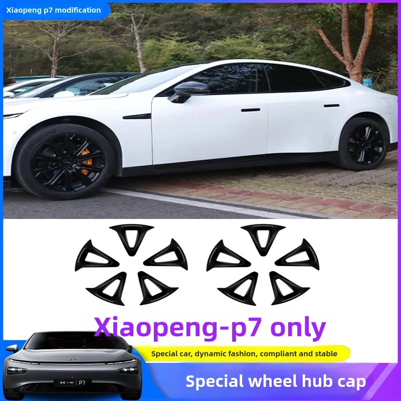 

For Xpeng P7 P7i 2022-25 20PCS Vehicle Full Coverage Blade Wheel Cover Cap 19 Inch Hubcaps Automobile Replacement Accessories