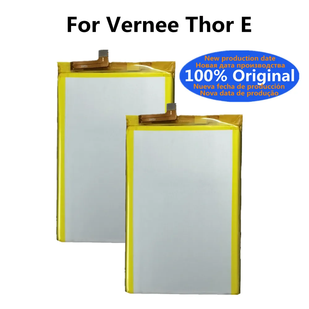 

High Quality 5020mAh 100% Original Battery For Vernee Thor E MTK6753 Phone Bateria Batteries