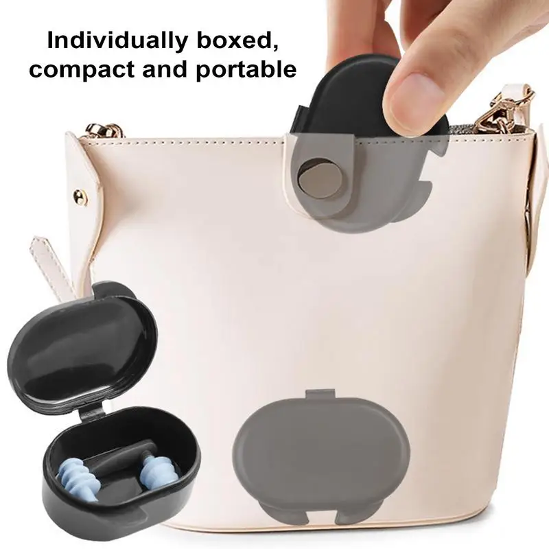 Silicone Ear Plugs Swimming Silicone Swimming Ear Plugs Earplugs 4-layer Waterproof Design Comfy Earplugs For Adults For