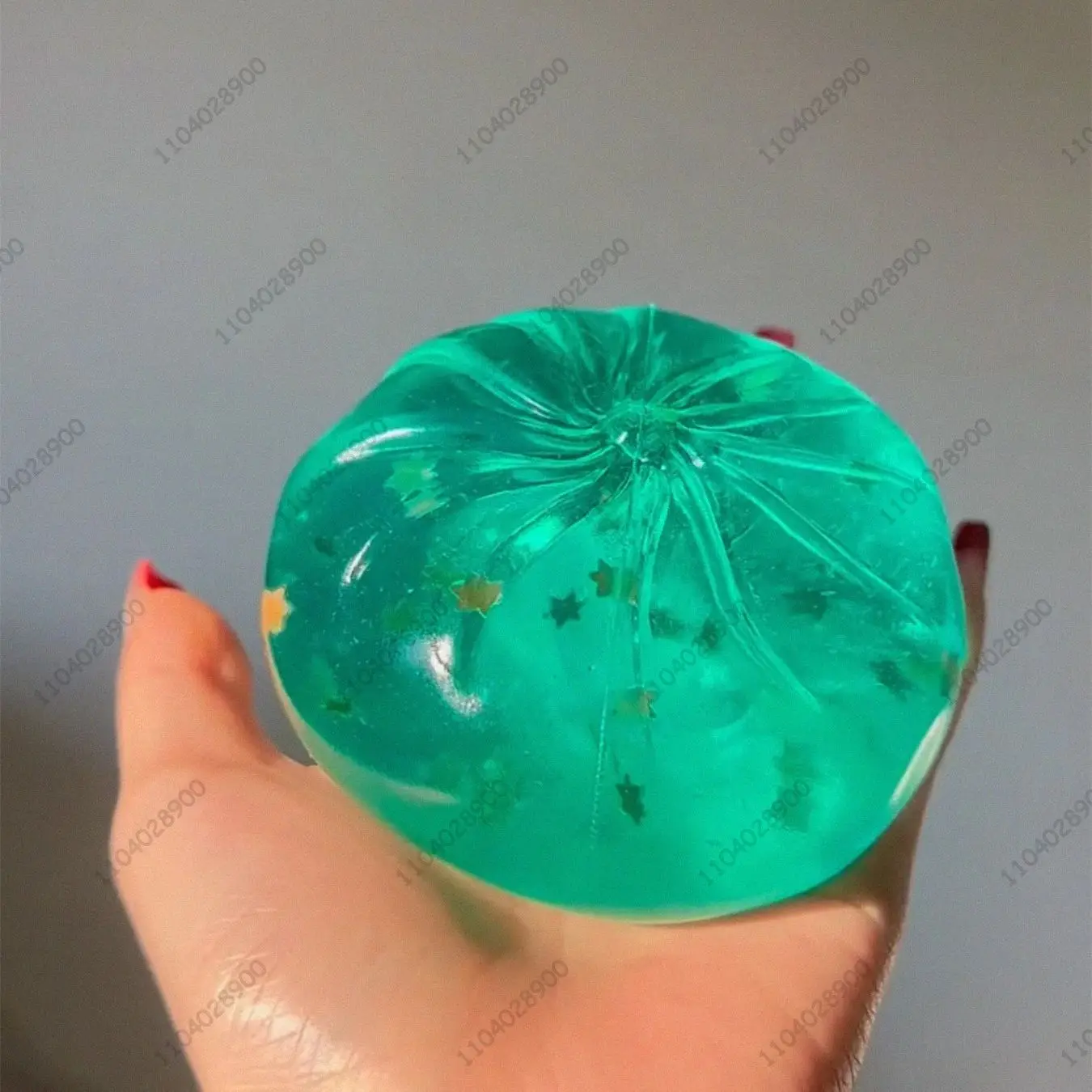 Grande boule anti-Stress en Jade à la menthe, boule anti-Stress molle et façonnable, boule d'aération pour chignon à la menthe, balle à presser, soulagement du Stress, jouet relaxant pour les mains, cadeau