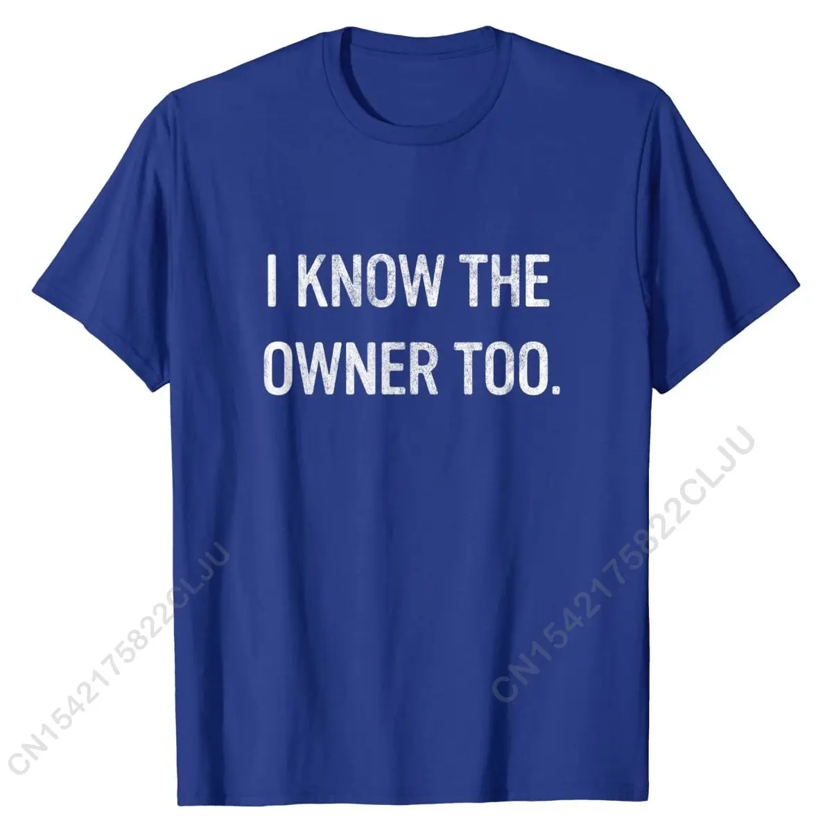 Funny Bartender Bouncer Shirt | I Know The Owner Too Cotton Men Tops Shirt Printed On Prevalent Cool T Shirts