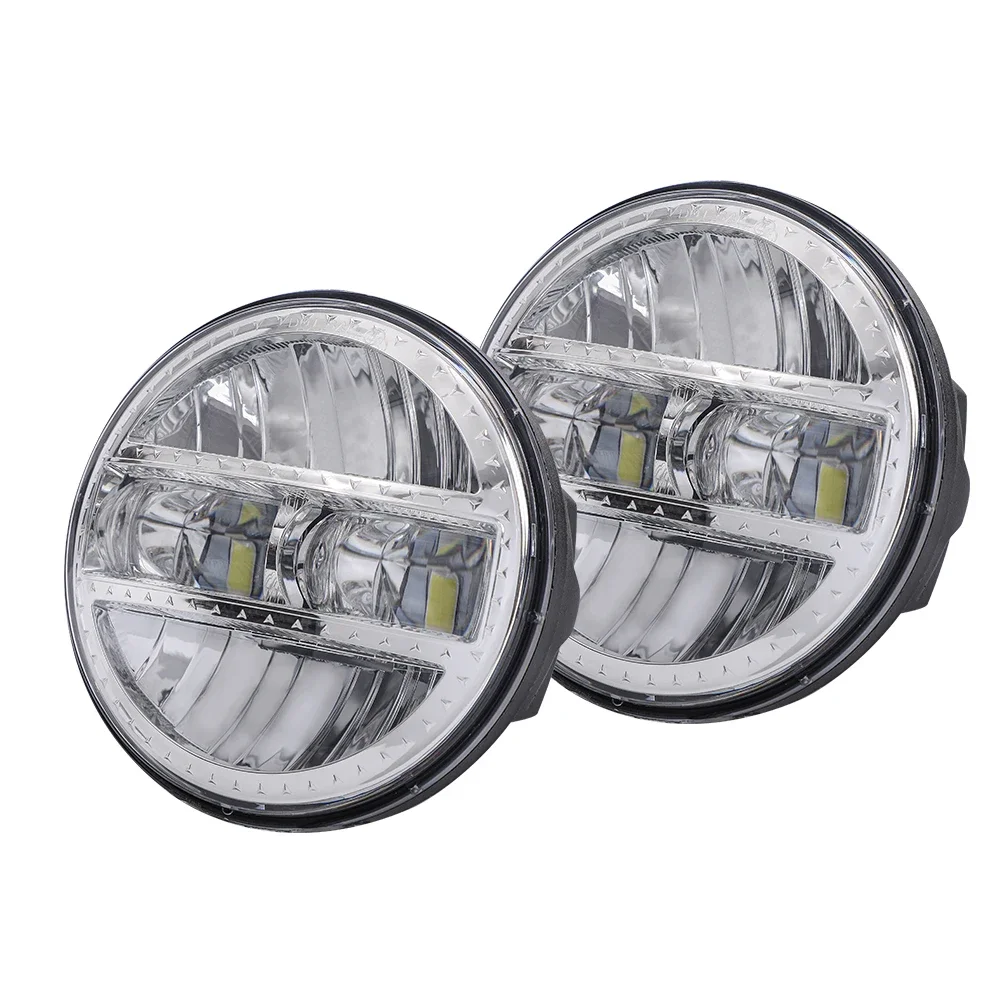 Accessories Motorcycle Housing Headlights 5.75 Inches Faros Auxiliares De Led Para Moto For Harley Davidson