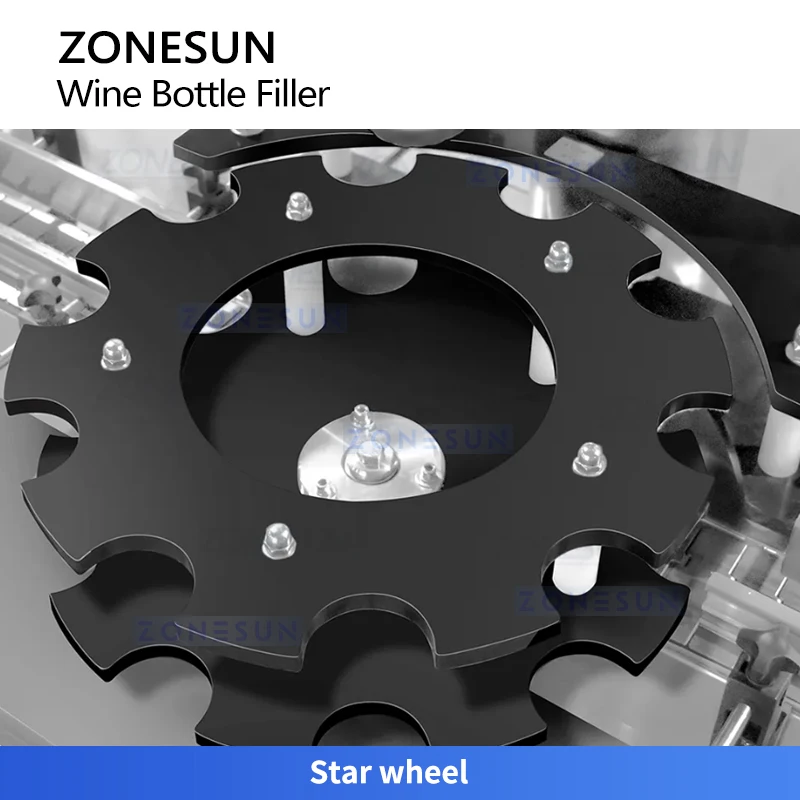 Zonesun ZS-AFC883W Macchina per il rifornimento e il risciacquo monoblocco per l'imballaggio del vino
