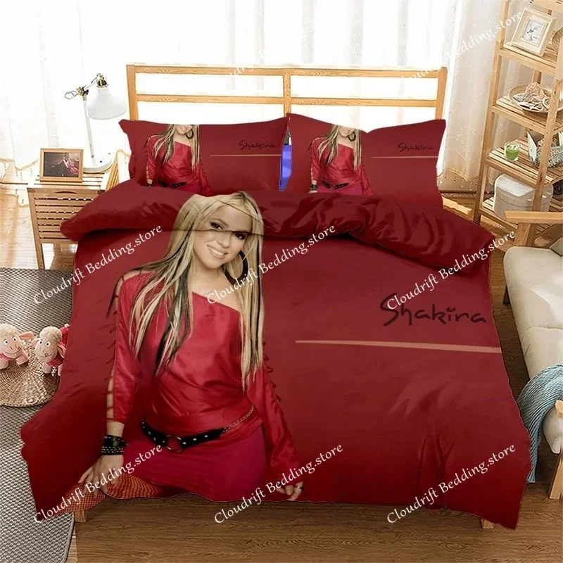 Singer Shakira Bedding Sets Exquisite Bed Supplies Set Duvet Cover Comforter Set Bedding Set Luxury Birthday Gift Home Textiles