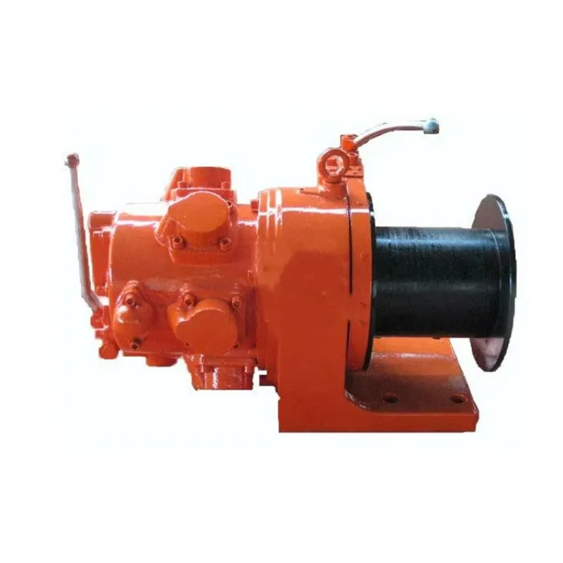 High Torque Piston Type Pneumatic Winches,Automatic Rope Arranging Winch Use For Marine And Geological Drilling