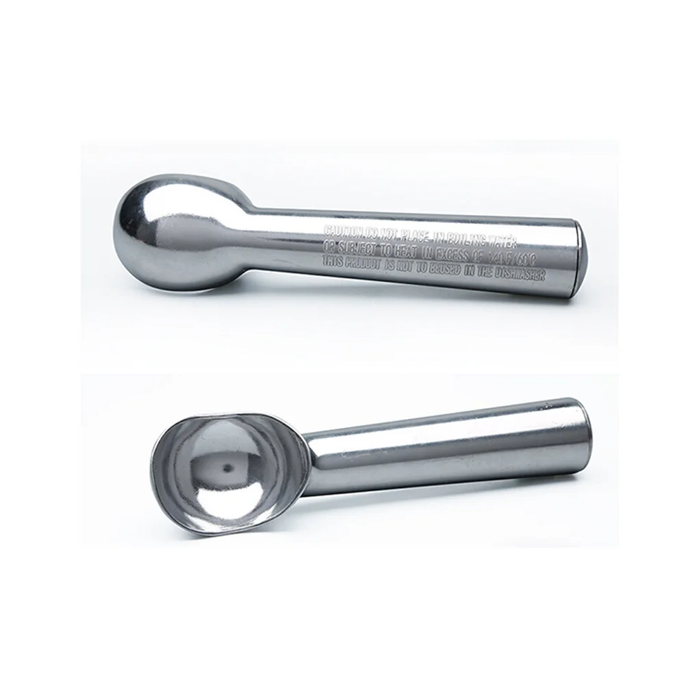 

1Pcs Aluminum Alloy Ice Cream Scoop Gear Handle Metal Cookie Dough Mashed Potato Melon Baller Heavy Duty