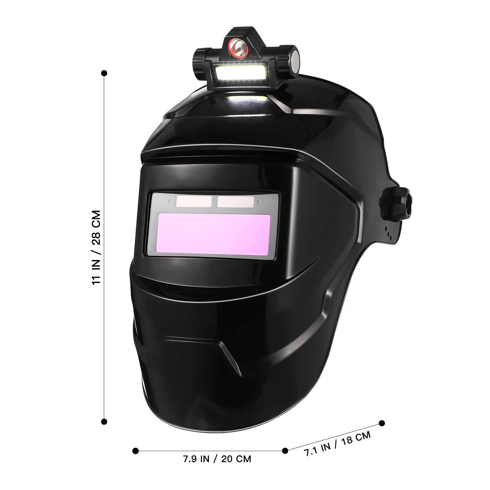 Head-mounted Welding Welder Mask Hood Safety Solar Powered Pp Auto Darkening