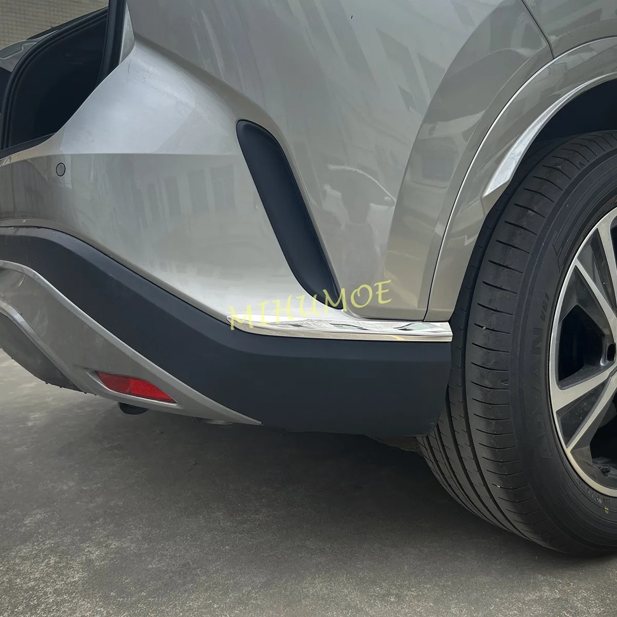 

Для Lexus RX350 RX350h RX450h + RX500h 2023 2024 2025 задний бампер из нержавеющей стали, боковая защитная крышка, защита от царапин