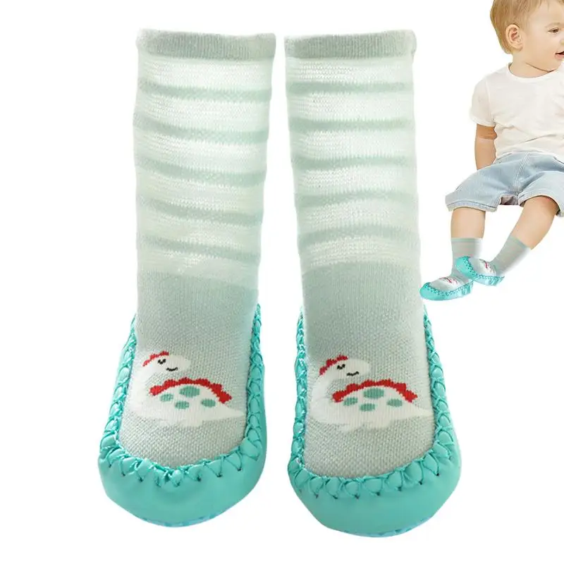 Baby Walking Socks Animal-Themed Floor Socks Baby Anti Slip Shoes Summer Animal Sock Shoes Elastic Cotton Children's Walking