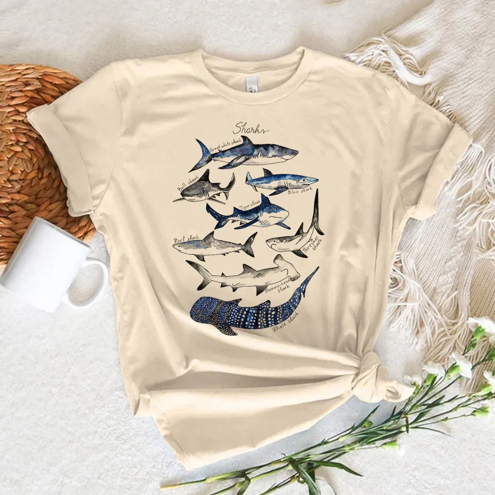 Whales t shirt women Japanese manga anime t shirt girl Japanese graphic designer clothing