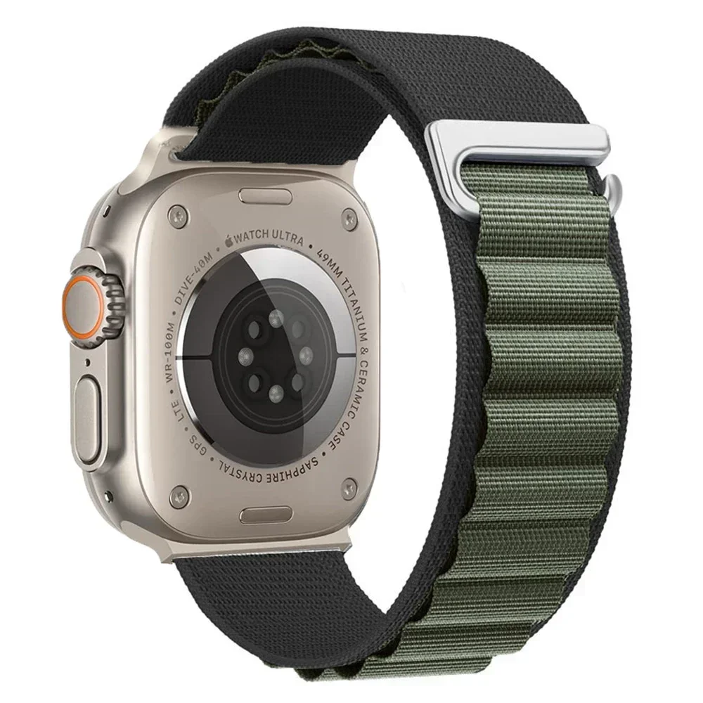 Alpine Strap for Apple Watch Ultra/3 11 10 9 8 7 Band 46mm 49mm 45mm 41mm Nylon Sports Bracelet IWatch 6 5 4 3 SE 44mm 40mm 42mm