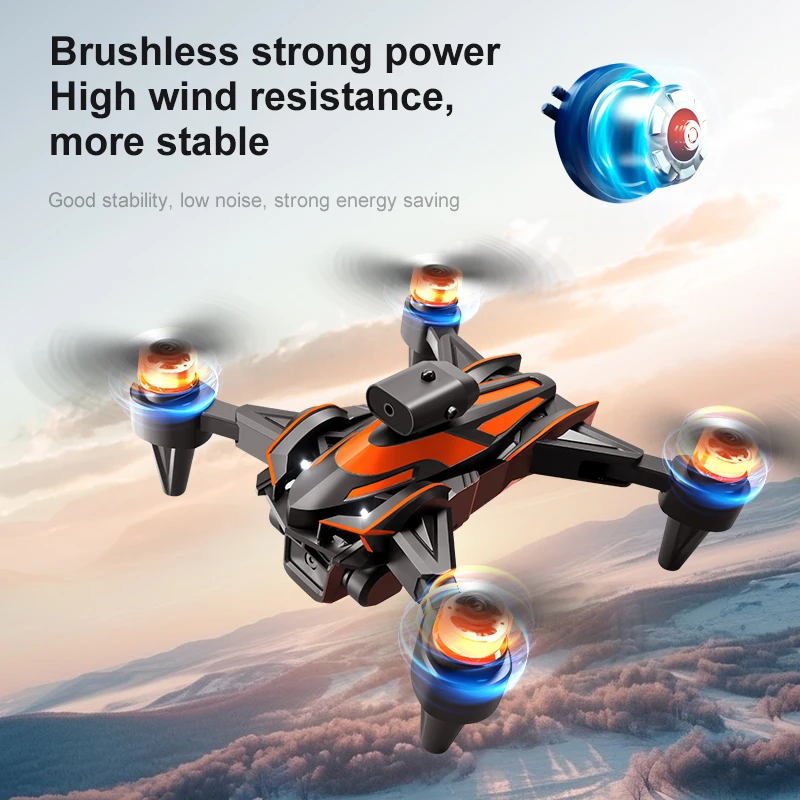 ترقية جديدة K12 Max RC Drone مع شاشة LCD 8K HD كاميرا فرش السيارات 360 °   ألعاب درون كوادكوبتر قابلة للطي لتجنب العوائق