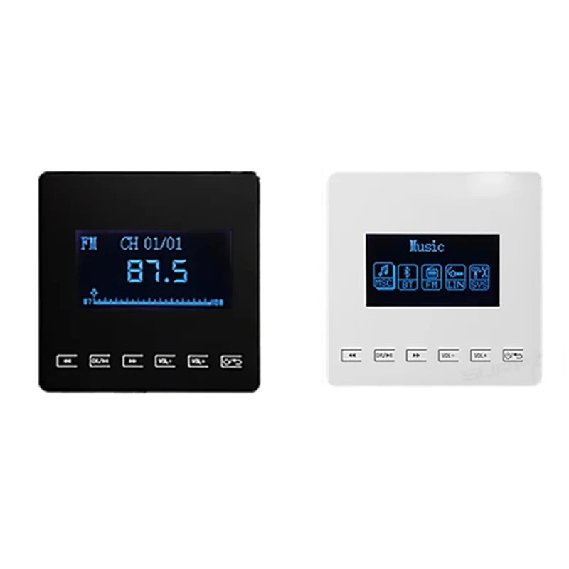 

86 Bluetooth Mini Home Background Music System Is Compatible With Wall Mounted Amplifier Touch Key For FM TF Durable