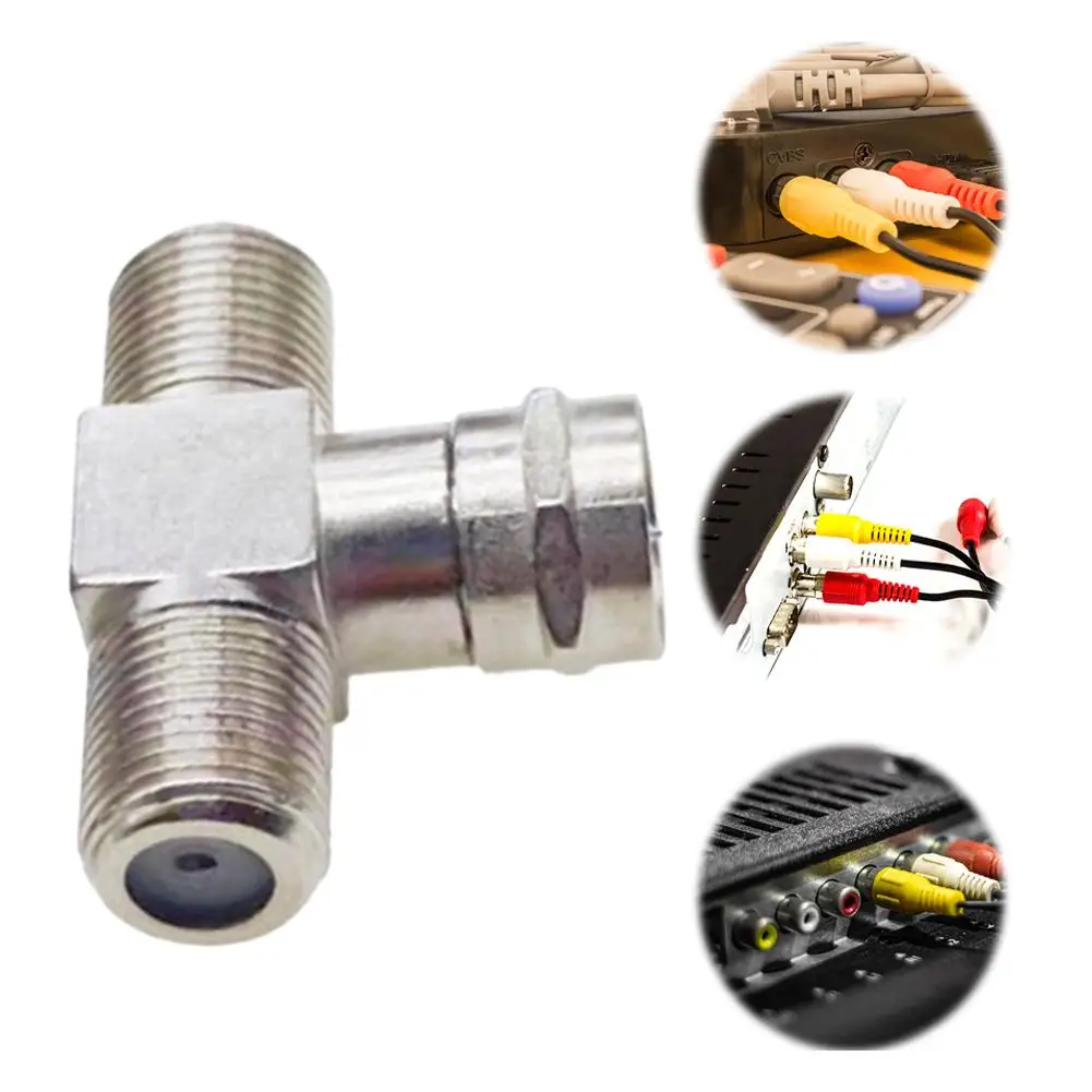 Cable Connector Tv Aerial Rf Coaxial F Female To Tv Male Plug Female Socket To L1l2