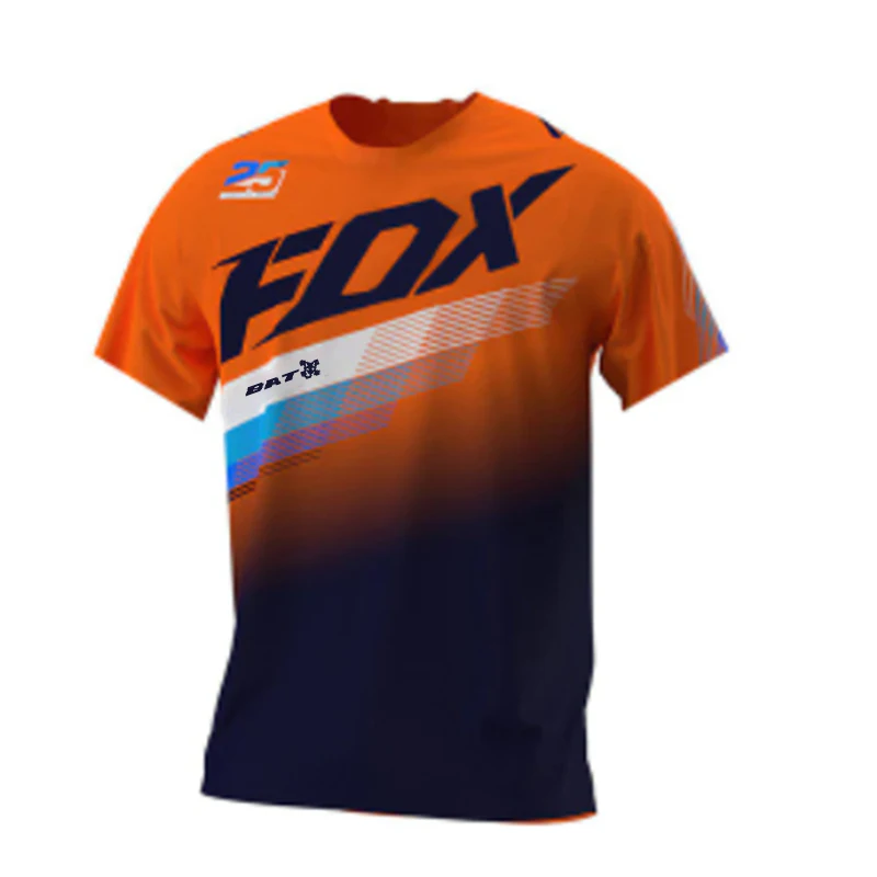 Camisetas de descenso para hombre, ropa deportiva para bicicleta de montaña, MTB, todoterreno, DH, Motocross,Maillot ciclista,