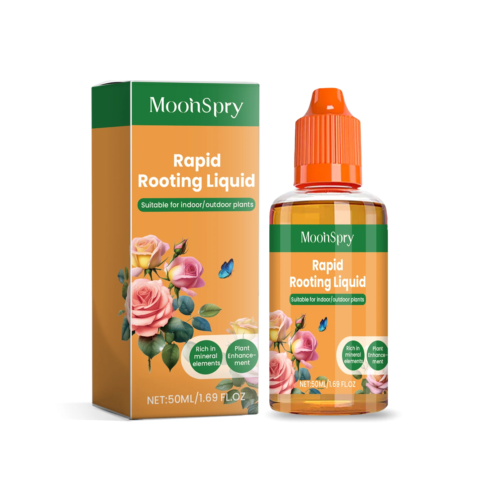 Plant Nutrient Solution, Universal Rooting Growth Liquid for Flowers, Potted Plants, Lawn & Green Leaf Plants