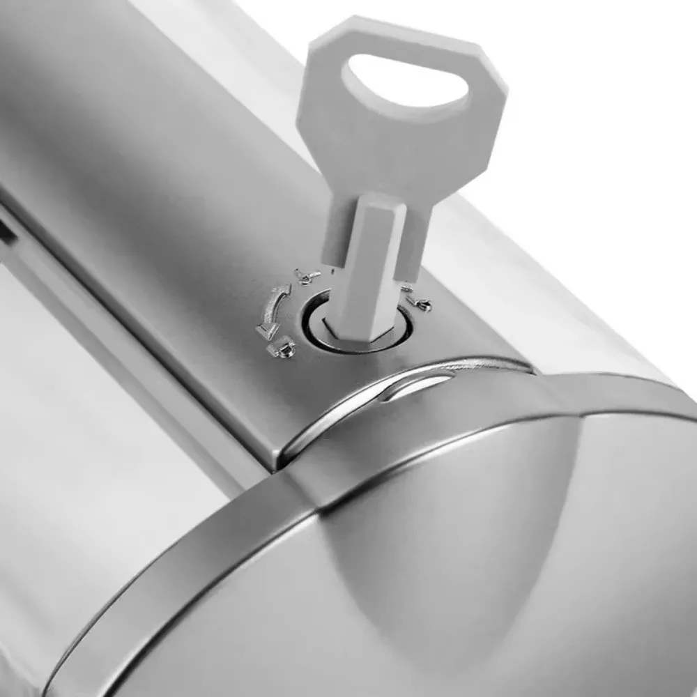 

ABS Wall-mounted Liquid Dispenser 640ml Large Capacity Soap Dispenser Manual Operation Touchless Press Soap Organizer Bathroom