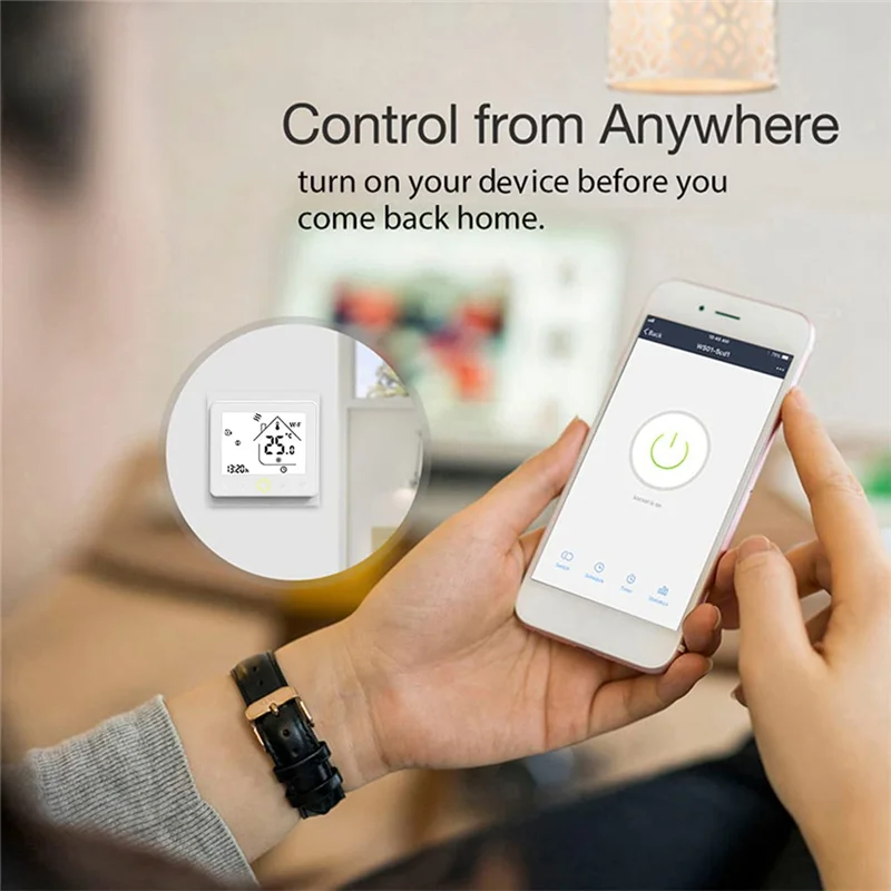 BNVN-Wifi Smart Thermostat Temperature Controller For Google Home, Alexa