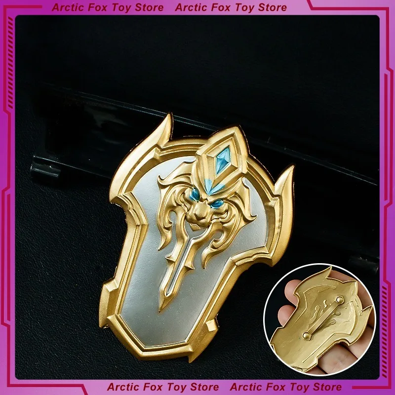 Arthur Shield – modèle de dessin animé en alliage, 6cm, artisanat, décoration de bureau, Collection de périphériques de jeu, cadeaux de Festival exquis, jouets pour enfants, nouvelle collection