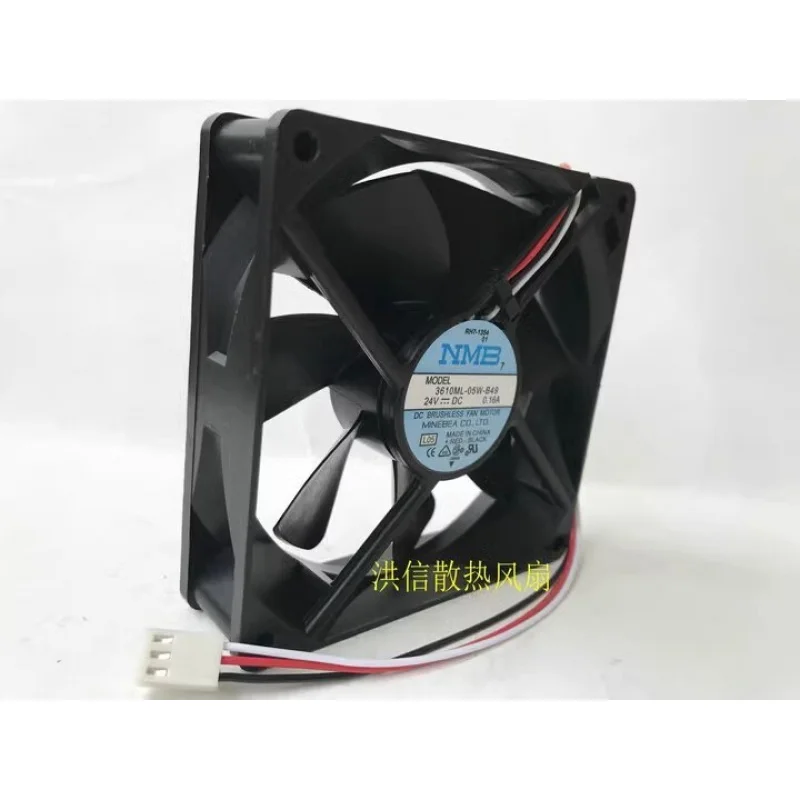 Z  FOR   NMB 3610ML-05W-B49 DC24V 0.16A 90MM 9CM 3-Pin Inverter Cooling Fan
