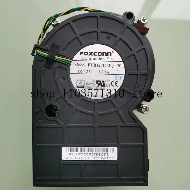 

5H40U92976 Brand new for Lenovo Tianyi 510S FOXCONN PVB120G12Q-P01 CPU radiator fan turbine 5H40U92976