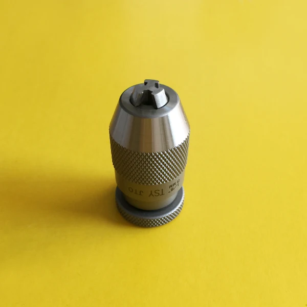 Stainless Steel type TSY Keyless Drill Chuck 0-3mm- Precision Chuck for Small Hole Drilling EDM Machine for clamping tube to 3mm