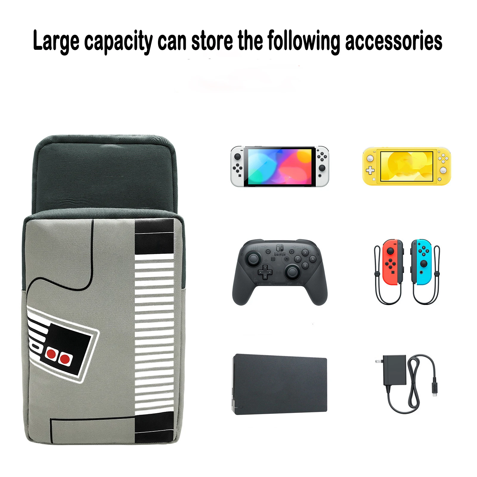 Switch OLED Crossbody Bag NS Storage Bag Men\'s Chest Bag Switch Shoulder Bag Multi functional Game Machine Storage Bag