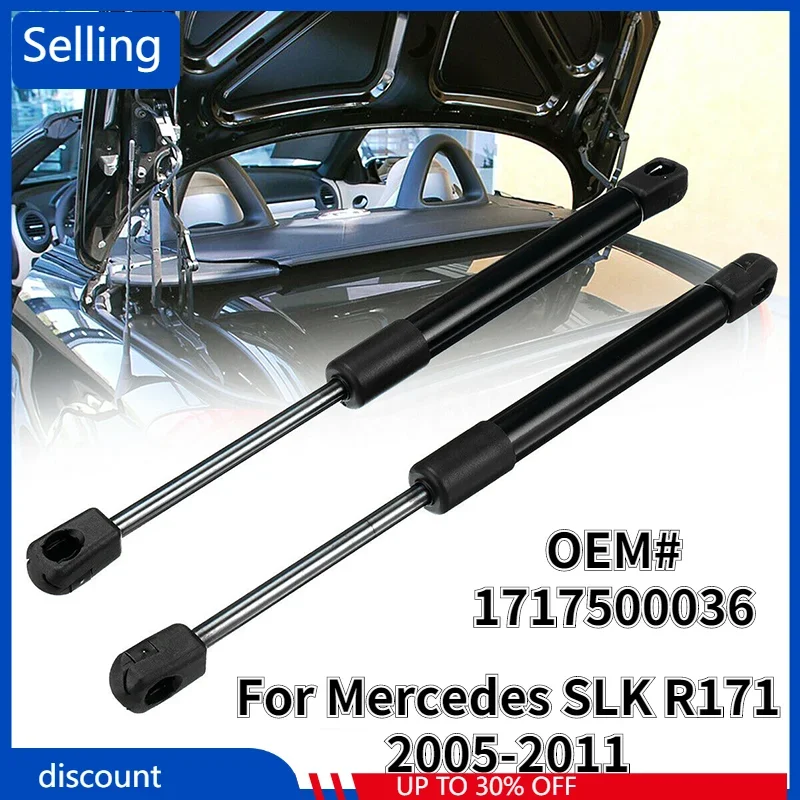 1717500036 Car Rear Trunk Lid Shock Strut Damper Lift Support Hydraulic Rod For Benz Mercedes SLK R171 2005 - 2011 In Stock