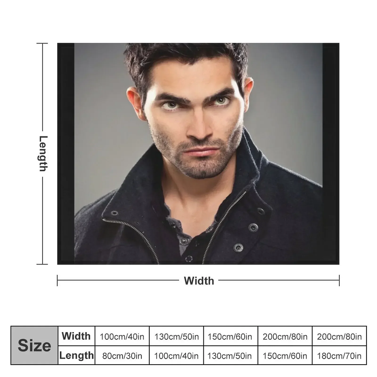 logo tyler for film serem hoechlin drama aksi Throw Blanket Flannels Loose Cute Beach Blankets