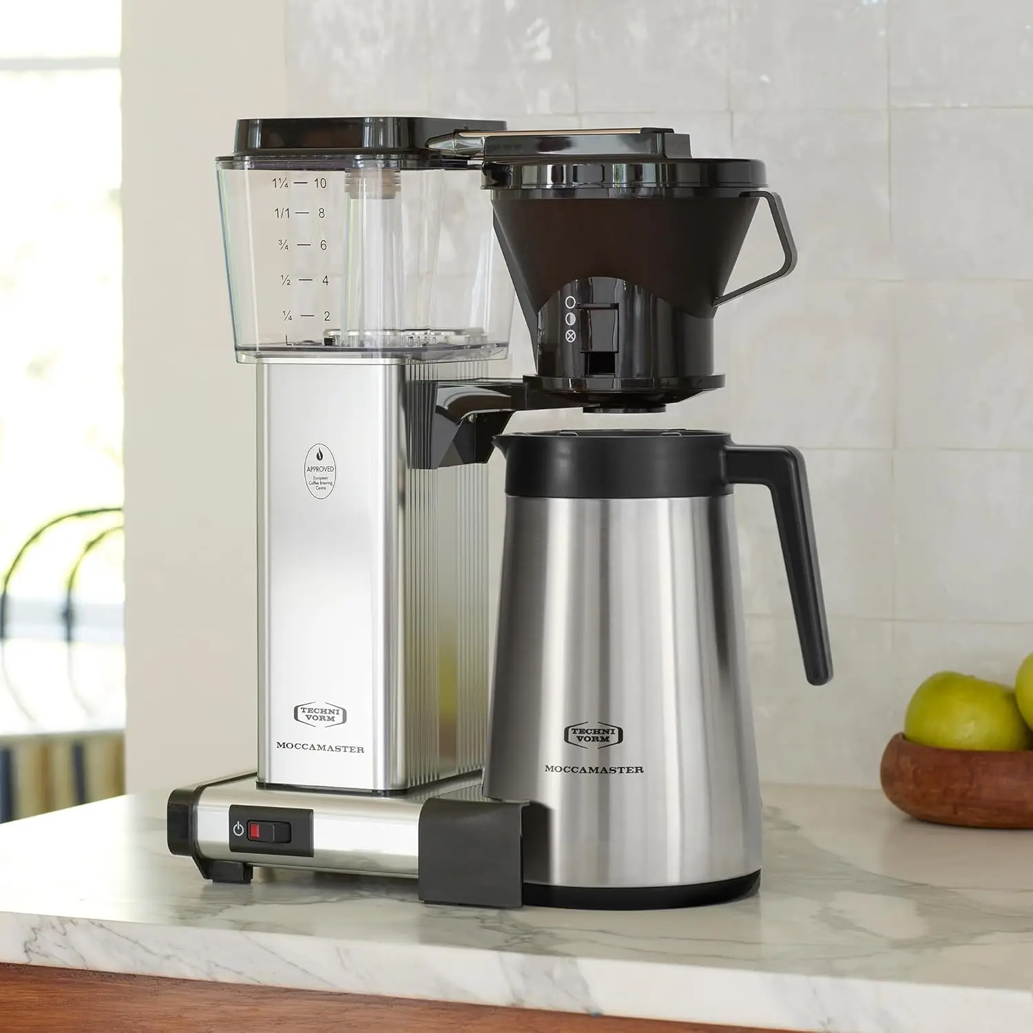 Cafetera Technivorm Moccamaster 79112 KBT, 40 oz, plata pulida