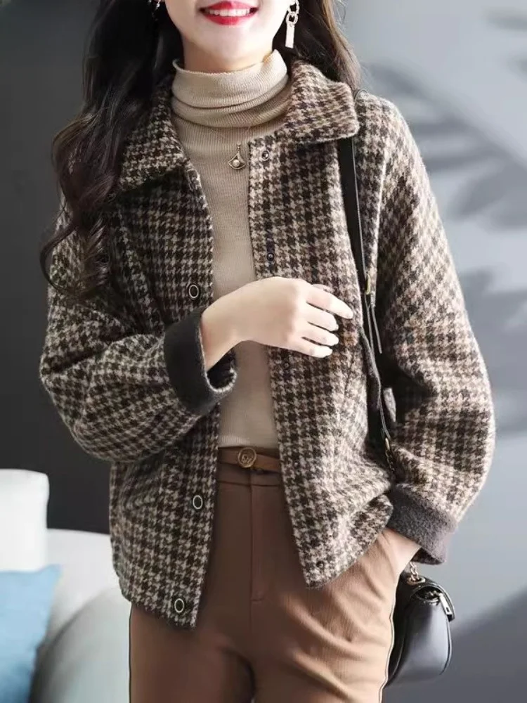 manteau-court-en-laine-a-carreaux-style-automne-hiver-version-coreenne-motif-quadrille-vetements-d'exterieur-tendance-pour-femmes-taille-compacte
