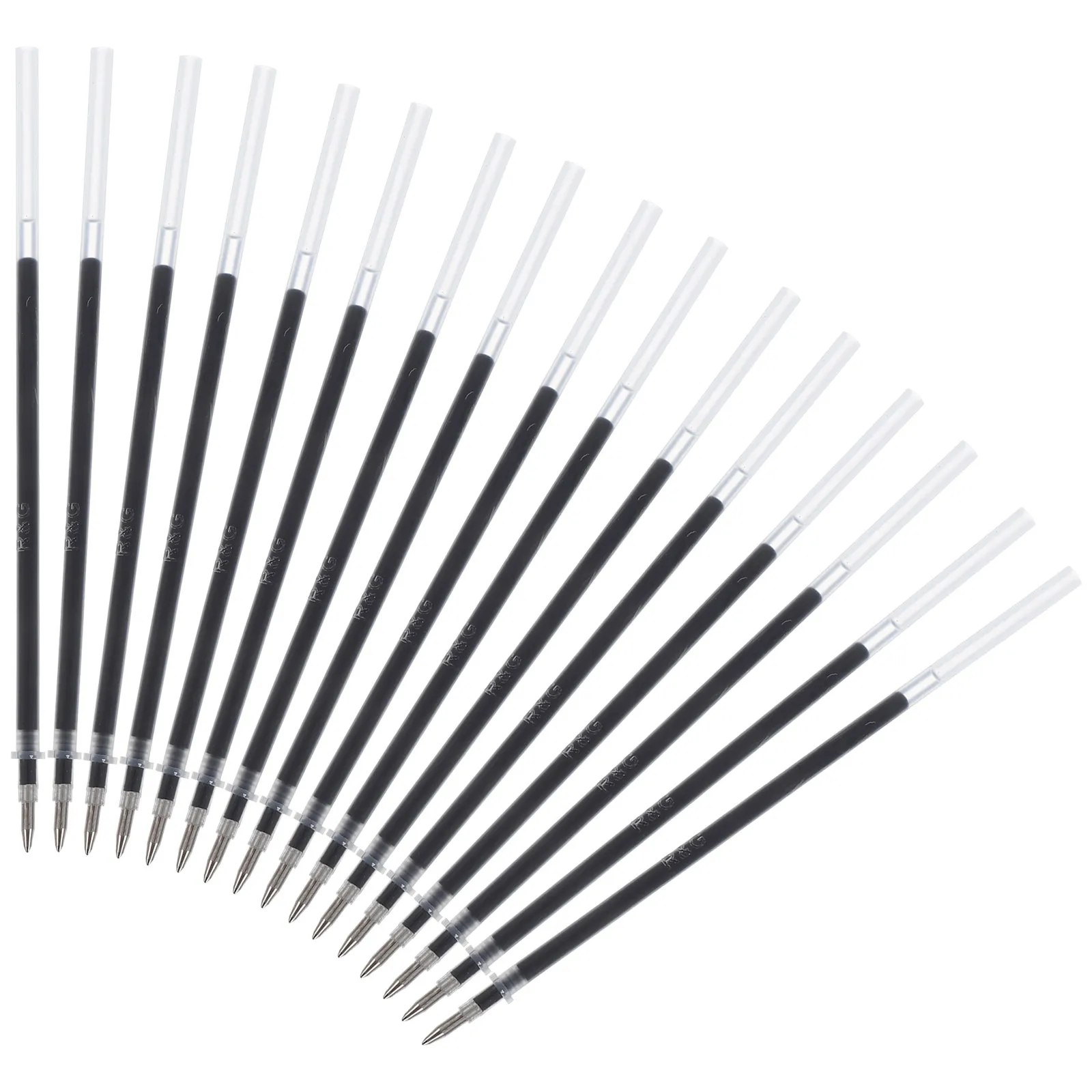 

24Pcs Smooth Writing Black Gel Pen Refills Fine Drying Ink for Office School Student Use Student Pen Refills
